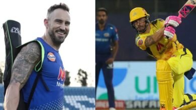 Faf du Plessis Playing For RCB In IPL 2022