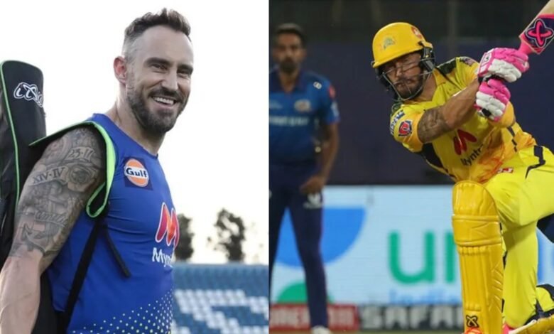 Faf du Plessis Playing For RCB In IPL 2022