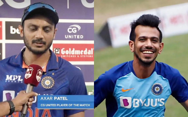 'Chahal Bhai Ko Kasht Na Ho, Isiliye Mai Jeeta Deta Hu'-Fans React As Axar Patel Takes A Hilarious Dig At Yuzvendra Chahal After The 2nd ODI VS WI