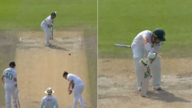 'The sound of Elgar's stump flying can become your text notification noise'-Twitter reacts as James Anderson bowls a jaffa to dismiss Dean Elgar