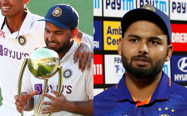 'Still, a dream for Bollywood tinpot actress'-Twitter reacts as Rishabh Pant expresses his delight on the Border-Gavaskar 2020-21 Trophy in Australia