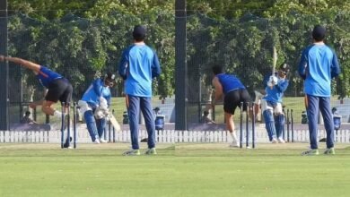 WATCH: Rishabh Pant brings out his 'Helicopter Shot' in the nets ahead of the match against Hong Kong