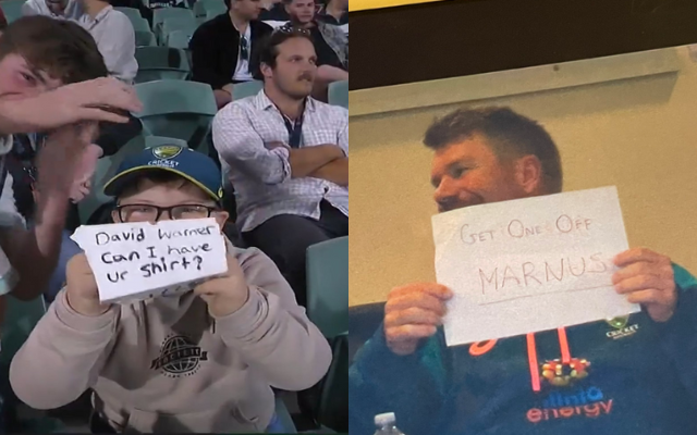 WATCH: A hilarious banter between a fan and David Warner in first ODI between Australia and England goes viral