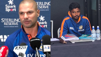 "Why can't someone like Iyer bowl and include Sanju in Pant's place?", Twitter reacts as Shikhar Dhawan reveals that they had to bench Sanju Samson for a sixth bowling option