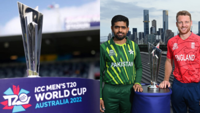 "The pre-final photo is going used post final", Twitter reacts as Babar Azam and Jos Buttler pose with the T20 World Cup trophy ahead of the rain threats in the final