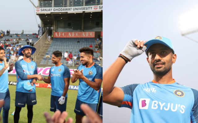 "Finally !! Phew !" - Twitter reacts as Rahul Tripathi receives his T20I India cap