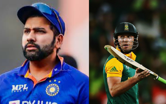 "Greatest ODI opener", Twitter reacts as Rohit Sharma over takes AB Devilliers in the ODI run-getters list