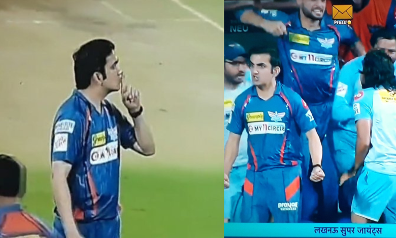 "Chinnaswamy deserved this humbling after those abusive chants against Rohit" - Twitter reacts after Gautam Gambhir silences RCB fans with gesture
