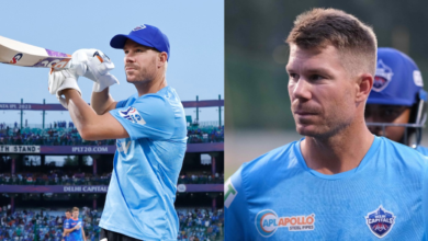 "He is already practicing for WTC Final" - Twitter reacts as David Warner gets dismissed for 21 off 20 balls against SRH