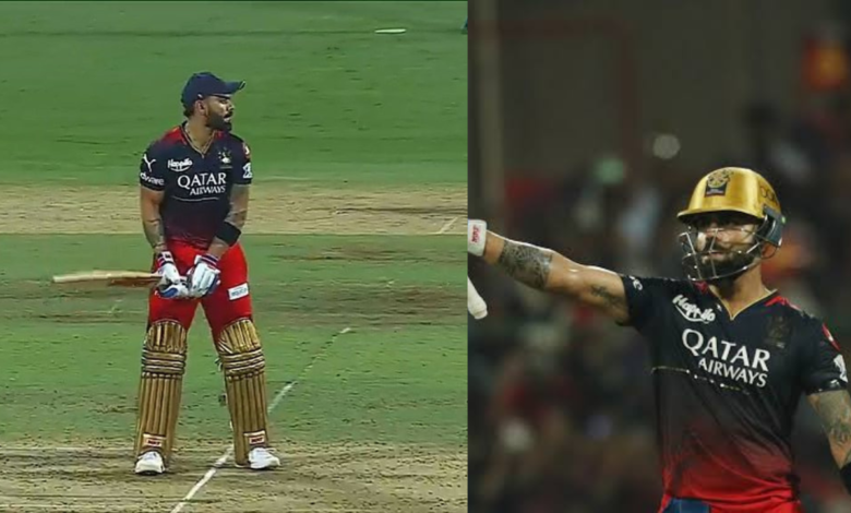 "Costly dismissal at the wrong time" - Twitter reacts after RCB loses prized wicket of Virat Kohli in run-chase against KKR