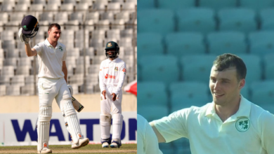"He becomes only the second Irish Test Centurion after Kevin O’Brien" - Twitter reacts as Lorcan Tucker becomes the first Irish batter to score away Test ton