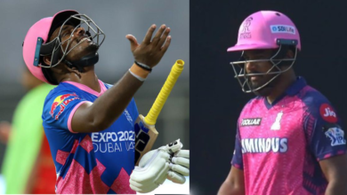 "Just when 'Justice For Samson' movement was catching momentum on social media", Twitter erupts as Sanju Samson is dismissed for a four ball duck against Delhi Capitals