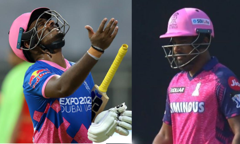 "Just when 'Justice For Samson' movement was catching momentum on social media", Twitter erupts as Sanju Samson is dismissed for a four ball duck against Delhi Capitals