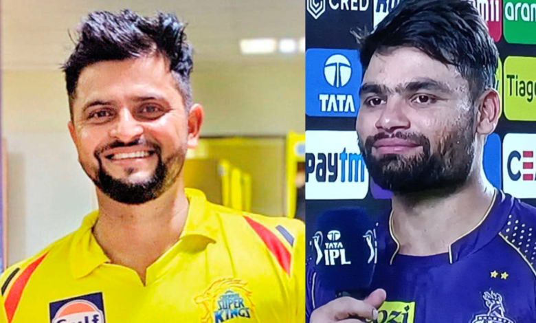 "It's so great to see young talents idolize Raina" - Twitter reacts after Rinku Singh said Suresh Raina has been his idol since the start