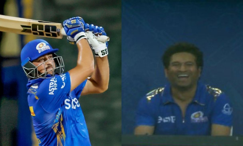 "Tim david made God laugh, Serious hitter, what a birthday gift for Rohit Sharma in the 1000th IPL game", Twitter reacts as Tim David powers Mumbai Indians to a superb win against Rajasthan Royals