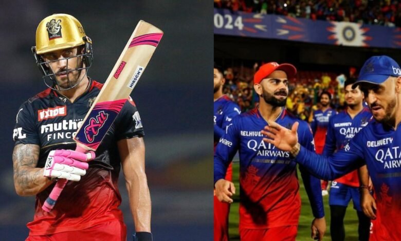 RCB replace Faf